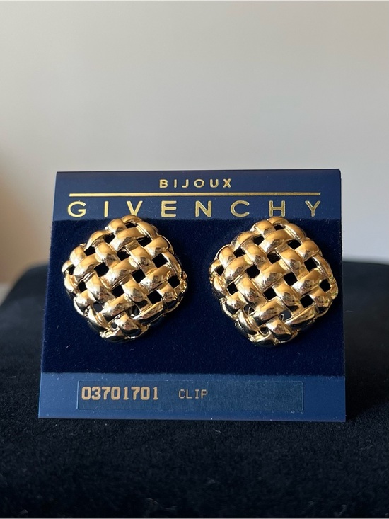 Givenchy Jewelry - Givenchy square clip on earrings